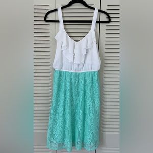 Maurice’s White & Mint Dress